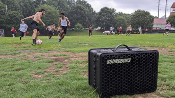 The Soundboks Go Is the Most Powerful Party Speaker You Can Carry in One Hand