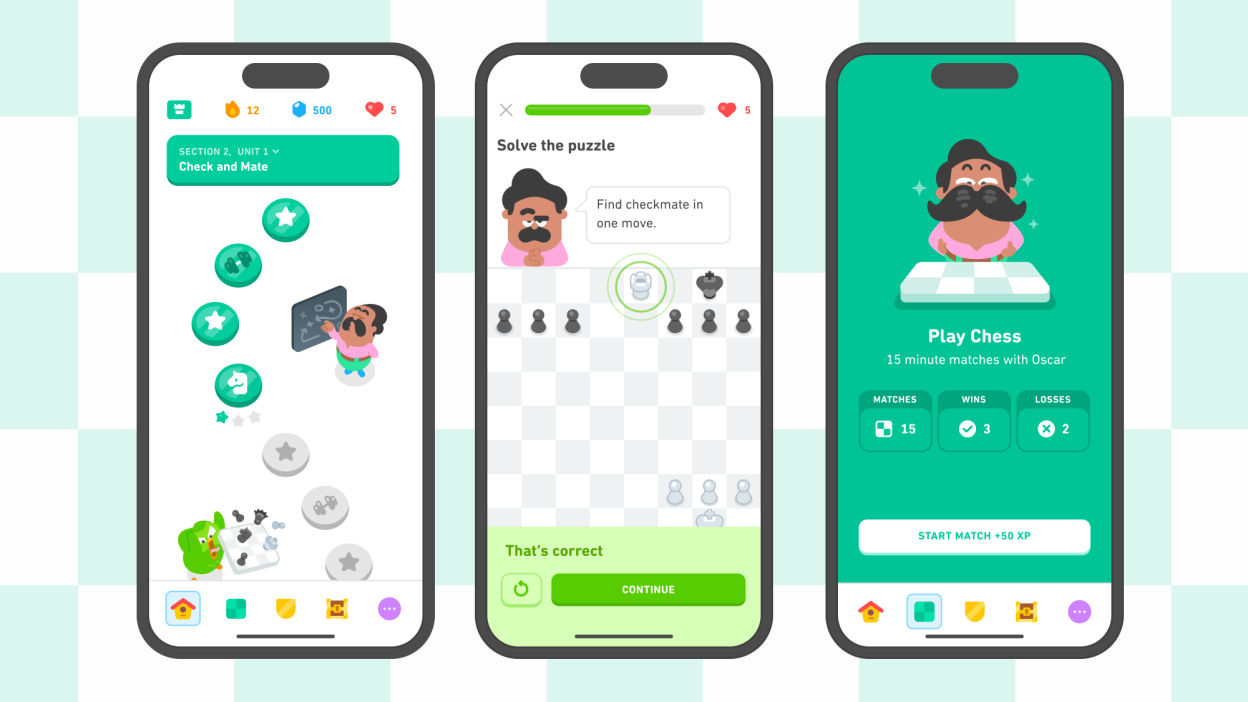 Chess Lessons Are Coming to Duolingo